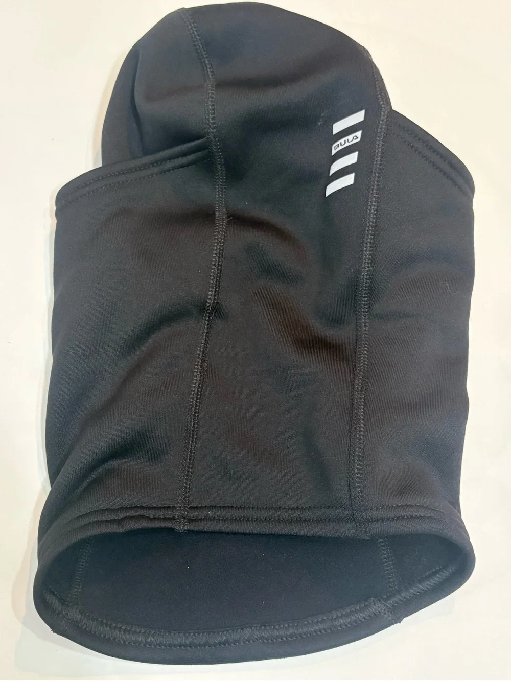 BULA Black POLARTEC convertible balaclava featuring a reflective logo on side